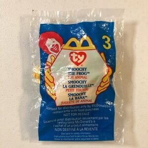 NEW  1998 McDonald’s Happy Meal Toy ty #3 SMOOCHY THE FROG